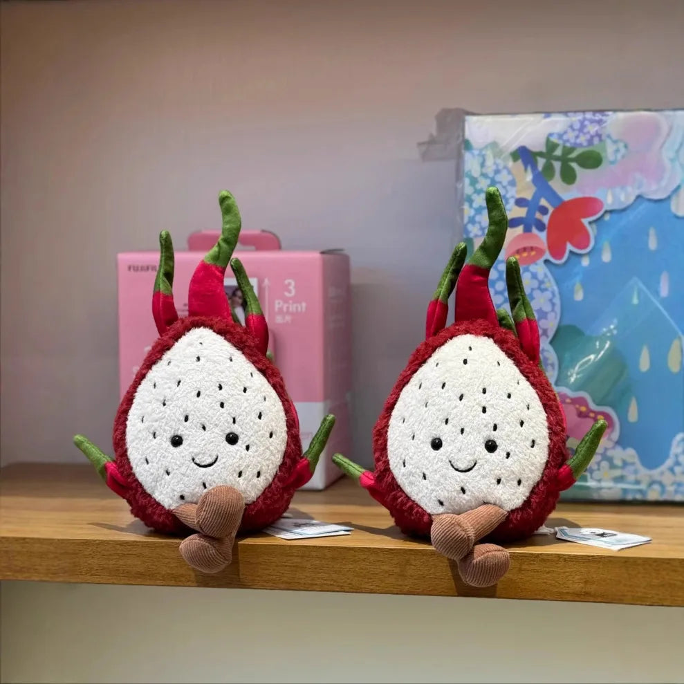 New Jelly Cat 19cm White-Fleshed Pitaya Plush Doll Kawaii Children'S Soothing Doll Doll Room Decoration Toy Girl'S Birthday Gift New Jelly Cat 19cm White-Fleshed Pitaya Plush Doll Kawaii Children'S Soothing Doll Doll Room Decoration Toy Girl'S Birthday Gift